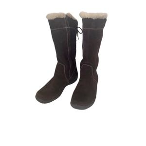 Naturalizer Violanne Brown Suede Mid-Calf Boot Size 8